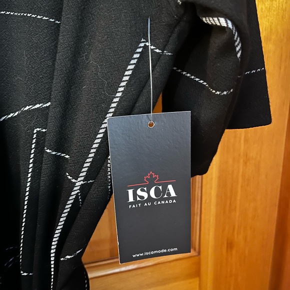 ISCA NWT woman’s black dress sz XL - Picture 7 of 11